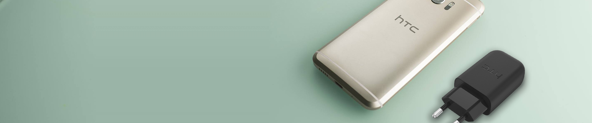 HTC Rapid Charger 3.0  в подарок при покупке HTC 10 и HTC 10 lifestyle в цвете Topaz Gold